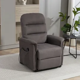 Duo Collection TV-Sessel Stoff 80 x 115 x 93 cm graubraun