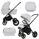 Babylux Kinderwagen 2in1 Silber