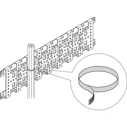 SCHROFF Klettband - KLETTVERSCHLUSS 10STK, Velcro®-Klettband 12 x 300 mm