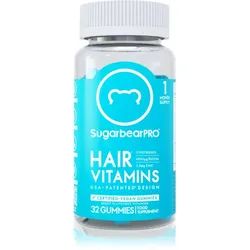 SugarbearPRO® Hair Vitamins Gummibärchen für straffe Haut und schönes Haar 32 KAP