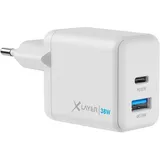 XLAYER Powercharger 38W Ladeadapter weiß, 38 Watt