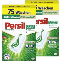 Persil Power Bars Universal Vollwaschmittel vordosiert für weiße Wäsche 2x 75 WL