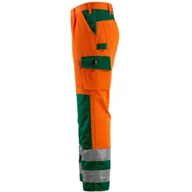 Mascot Safe Compete Warnschutzhose Olinda Gr. 124 orange/grün