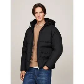 Tommy Hilfiger Parka TOMMY HILFIGER "ROCKIE UTILITY HOODED JACKET", Herren, Gr. XXL, schwarz, Web, Obermaterial: 100% Polyamid. Futter: 100% Polyamid.