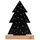 UNUS Tannenbaum-Aufsteller onesize Schwarz