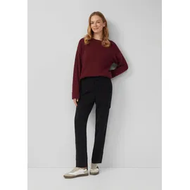 s.Oliver 7/8-Hose mit Ziertaschen im Cargo-Stil Schwarz S