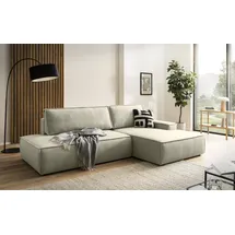 OTTO home Ecksofa Cord 2-Sitzer Grün