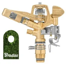 Bradas Messing Sprinkler 35 m grau