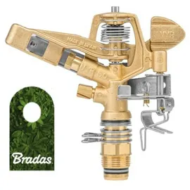 Bradas Messing Sprinkler 35 m grau