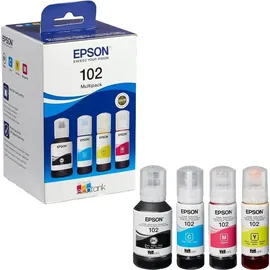 Epson 102 EcoTank-Tintenflasche CMYK