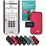 Texas Instruments TI-Nspire CX II-T inkl. Schutztasche Pink & Fachbuch (160 Seiten, 17x24cm) –
