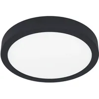 EGLO LED-Deckenleuchte Fueva 5 Ø 21 cm 3.000K Schwarz