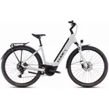 Cube Touring Hybrid ONE 625 Easy Entry 28" cotton ́n ́grey | 58cm | E-Trekkingräder - weiß Modell 2025 - 58 cm