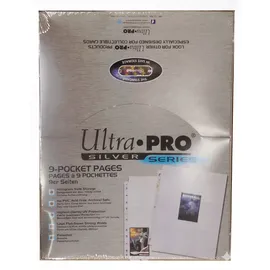 Ultra Pro 9-Pocket Pages Silver Series