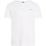 Tommy Hilfiger T-Shirt Kurzarm Rundhalsausschnitt, weiß (Bright White), 12 Jahre