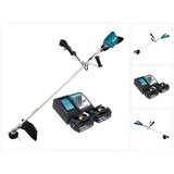 Makita DUR 369 ART2 Akku Freischneider 36 V ( 2x 18 V ) 43 cm Brushless + 2x Akku 5,0 Ah + Ladegerät