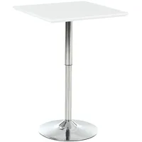 Homcom Bartisch MDF-Platte, Stahl