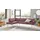 exxpo - sofa fashion Lungo 158 x 84 x 239 cm Veloursstoff langer Schenkel rechts lila