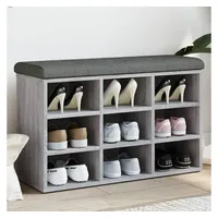 VidaXL Schuhbank Grau Sonoma 82x32x50 cm Holzwerkstoff