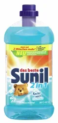 Sunil Vollwaschmittel Kuschelweich 2in1, 22 WL 4013162000005 , 1,1 Liter - Flasche