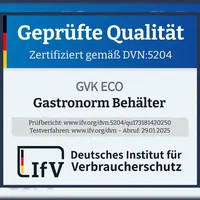 GVK ECO GN Deckel Gastronorm 1/2 mit Silikonring aus