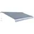 vidaXL Gelenkarmmarkise 500 x 300 cm blau/weiß