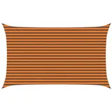 vidaXL Sonnensegel Orange und Braun 5 x 3 m 100% Polyester Oxford