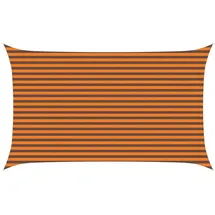vidaXL Sonnensegel Orange und Braun 5 x 3 m 100% Polyester Oxford