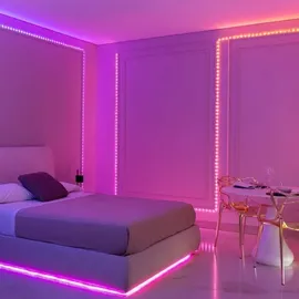 Twinkly Dots - 400 App-controlled RGB LEDs. 20 Meters. Clear Wire.