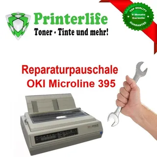 Servicepauschale Reparatur Nadeldrucker OKI Microline 3410 mit Rechnung