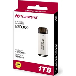 Transcend ESD300S 1 TB USB-C Silber TS1TESD300S