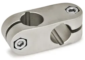 Edelstahl-Kreuz-Klemmverbinder (131-B16-B16-2-NI)