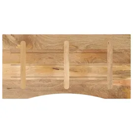 vidaXL Schreibtischplatte mit Aussparung 110x50x2,5cm Massivholz Mango