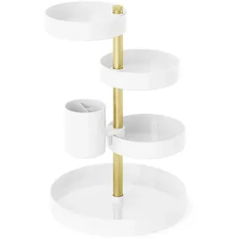 Umbra Pirouette Kosmetik-Organizer Weiß/Gold