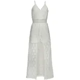 VIVANCE Spitzenkleid Kleid Weiß 44