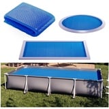 OK-Living Solarfolie Pool blau, Solarabdeckplane 450x220 cm