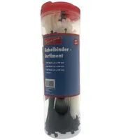 Trendline Kabelbinder-Set schwarz-weiß, 700 Stück