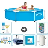 Frame Pool Rund - 244x51 Cm - 7-teilig  S14
