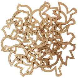 24 Tauben Streudeko gold