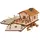 Seiffener Volkskunst eG Räucherhaus Blockhütte 9 cm beige