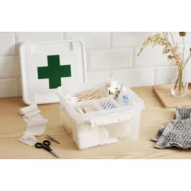 orthex Aufbewahrungsbox Erste Hilfe-Box 27,8 x 27,5 x 47,5 cm 12-tlg. weiß