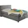 Home Affaire Boxspringbett HOME AFFAIRE "Eliana", grau, B:147cm L:210cm, Komplettbetten, Boxspringbett, inkl. Topper, in 4 Breiten, 3 Matratzenarten und 2 Härtegraden