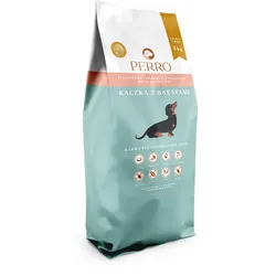 PERRO Ente mit Süßkartoffel 1kg getreidefreies Futter für kleine Rassen
