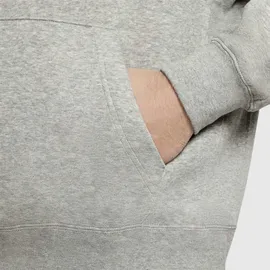Nike Sportswear Club Fleece Hoodie 063 dk grey heather/matte silver/white L