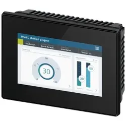 Siemens 6AV21283GB360AX1 SIMATIC HMI MTP700 Unified Comfort Neutrale Front