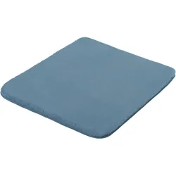 Badematte KLEINE WOLKE "Cony", blau, H:25mm, Polyester, Badematten, Badteppich, Fell-Optik, Uni Farben, besonders weich & kuschelig