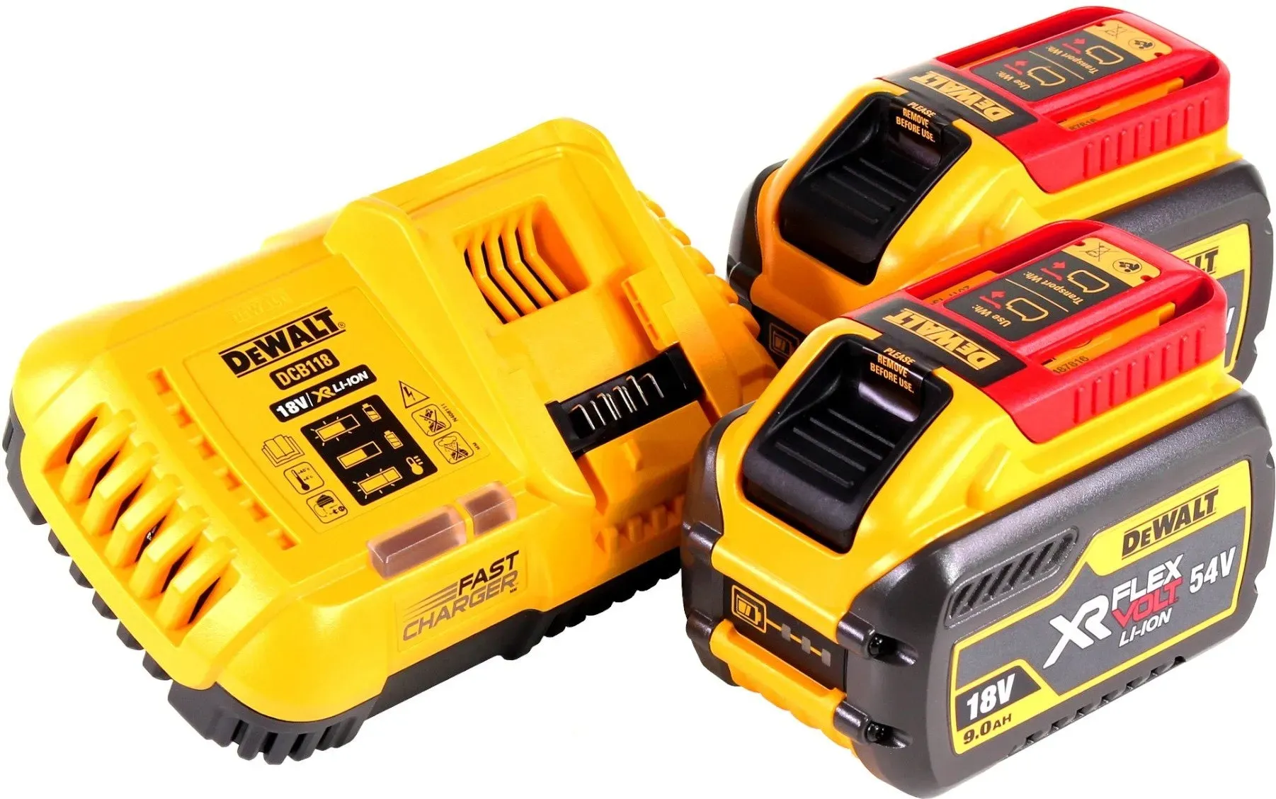 DeWalt DCS 579 X2T Akku Handkreissäge 54 V FlexVolt 190 mm Brushless + 2x Akku 9,0 Ah + Ladegerät + TSTAK