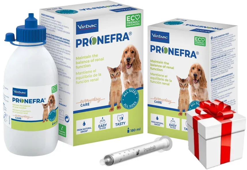 Virbac Pronefra 180ml + Überraschung für den Hund (Rabatt für Stammkunden 3%)