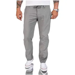 Rock Creek Stoffhose Leinen Hose Regular Fit