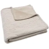 Jollein Babydecke Kuscheldecke 75x100 cm Soft Waves Nougat | 516-511-67051